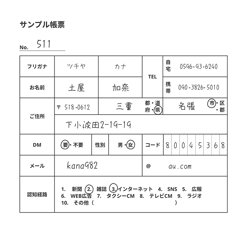 手書き原本の精度検査